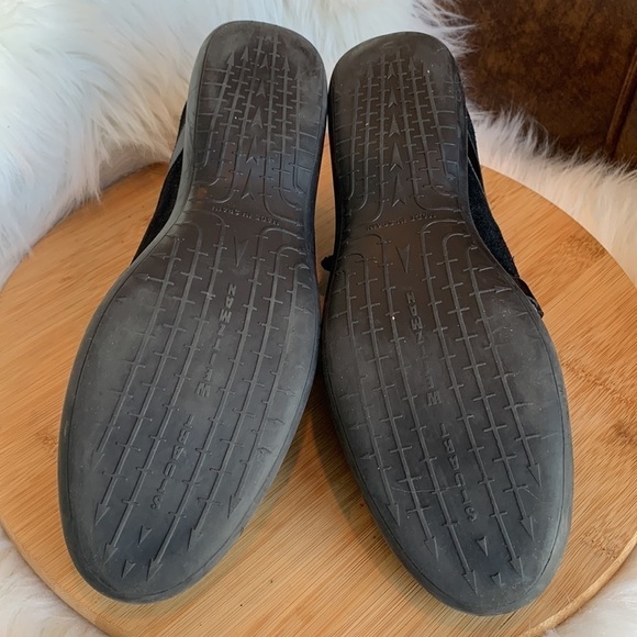 Stuart Weitzman || Black Suede Leather Slip On Sneakers 9.5 M - Picture 16 of 16